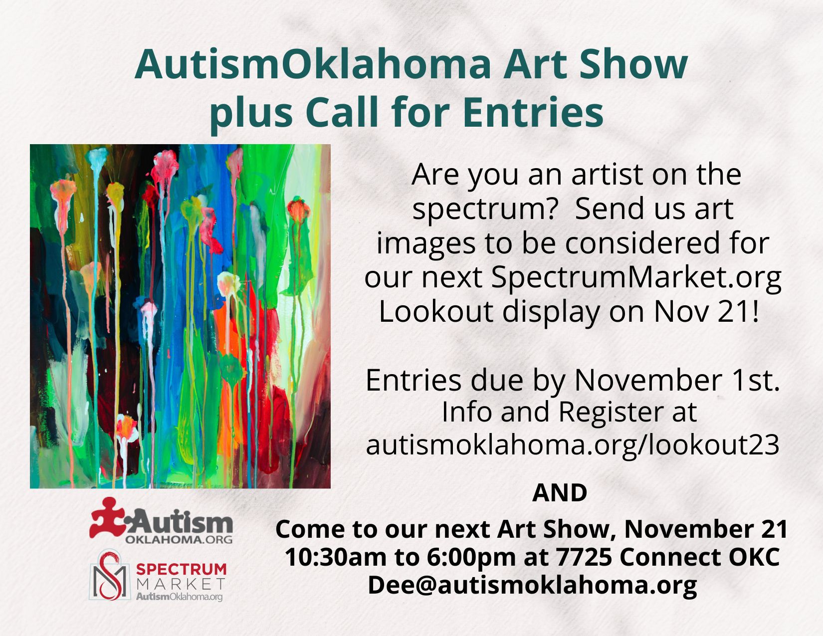 Art Show plus Call for Entries « Autism Oklahoma